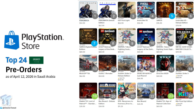007 First Light, Pragmata, and Invincible VS top PlayStation Store pre-orders as PS5 owners anticipate new games 5
