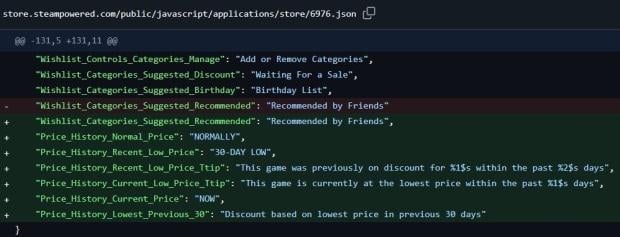 Valve may be planning to add a 30 day price history to Steam games 954