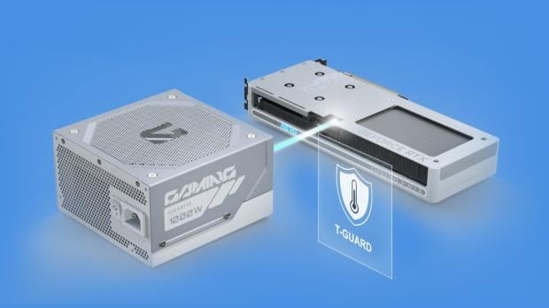 GIGABYTE's new T-Guard power supplies prevent GPU cables from melting
