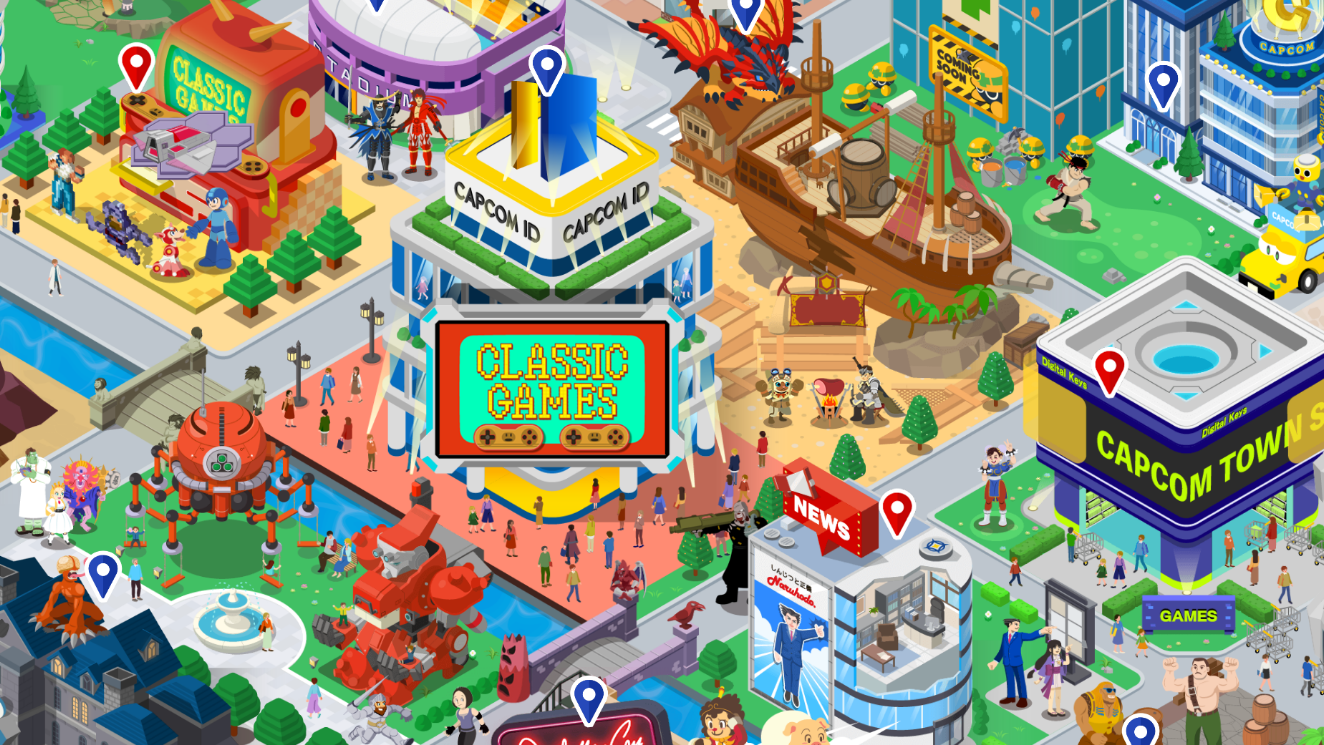 Capcom launches new Capcom Town Store to sell PC games — GLOBAL — ERYU PROJECT