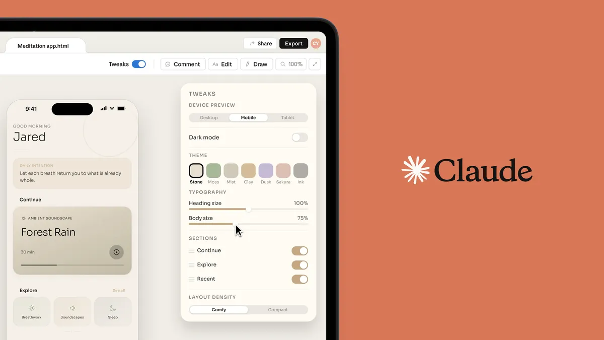Anthropic launches Claude Design, and it's trying to work with Canva, not compete with it