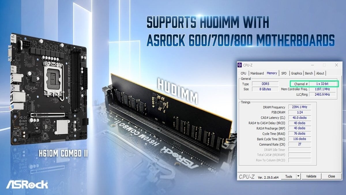 ASRock's HUDIMM: A Game Changer for DDR5 Memory Pricing on Intel Boards?