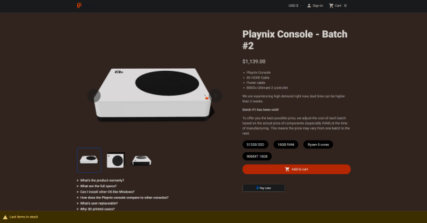 EmuDeck's Playnix console is stealing the Steam Machine spotlight with a Ryzen 5 and RX 9060 XT 16GB 678