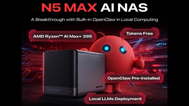 Minisforum's N5 Max NAS with AMD Strix Halo APU and up to 200TB of storage will start shipping soon 2