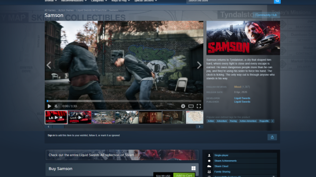 Liquid Swords' Samson is coming to consoles this Fall with new content and performance fixes 2