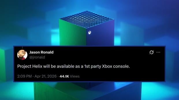 Microsoft confirms that it will release a first-part Xbox Project Helix console 2