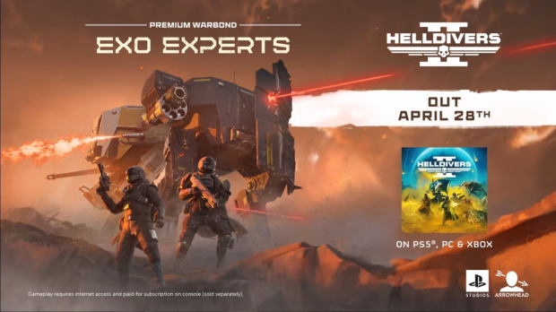 New Helldivers 2 Exo Experts warbond adds two upgraded mechs, including EXO-55 Breakthrough with nifty ballistics shield 1