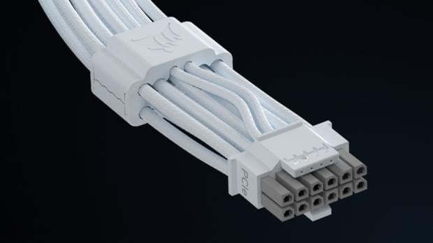 The innovative Corsair ThermalProtect 12V-2x6 GPU features Over Temperature Protection (OTP) inside a cable comb, image credit: Corsair.