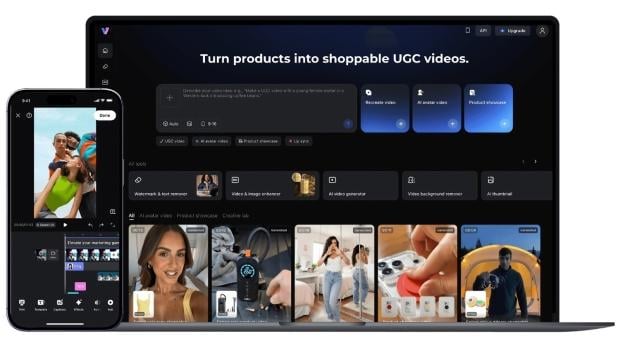 Vmake is a powerful all-in-one AI Agent video generator and video enhancer for creators and businesses