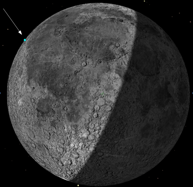 A SpaceX Falcon 9 rocket is on a collision course with the Moon 15665