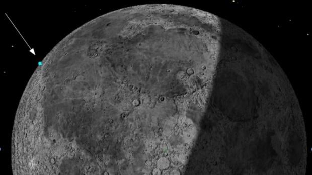 A SpaceX Falcon 9 rocket is on a collision course with the Moon