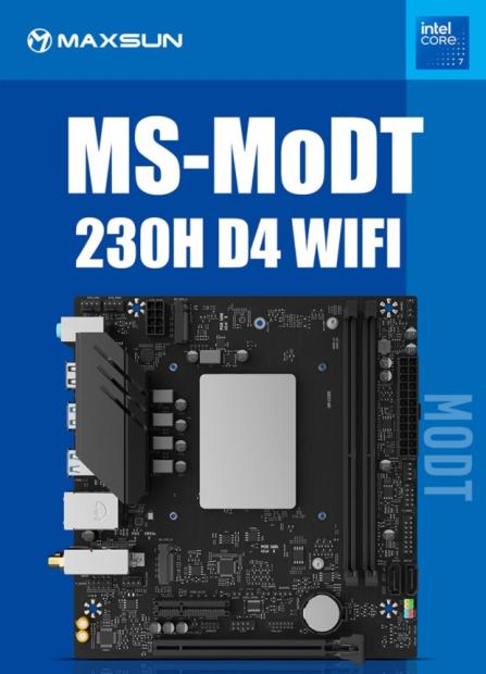 MaxSun's two new MoDT motherboards bring Intel's 10-core Raptor Lake to the desktop despite the Core 200H branding 2