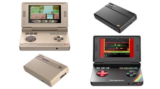 Retro Commodore 64 and Spectrum PCs from the 1980s have been turned into retro gaming handhelds