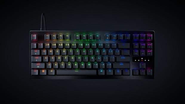 The new Razer Huntsman V3 TKL 8KHz analog gaming keyboard, image credit: Razer.
