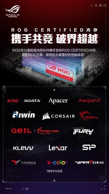 ASUS enters the memory business and launches its first 'ROG' DDR5 RAM modules 1139