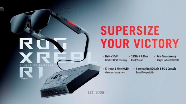 ASUS's ROG XREAL R1 micro-OLED gaming AR glasses now available for pre-order 3
