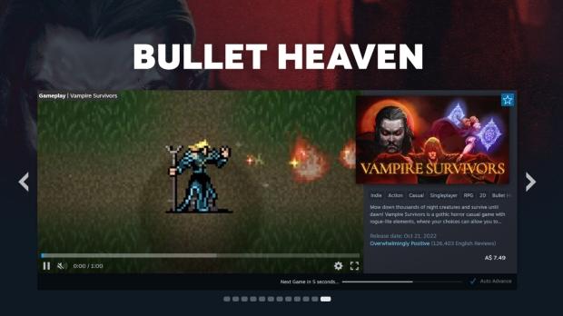 Steam has finally given Vampire Survivors and similar games its own genre tag 3