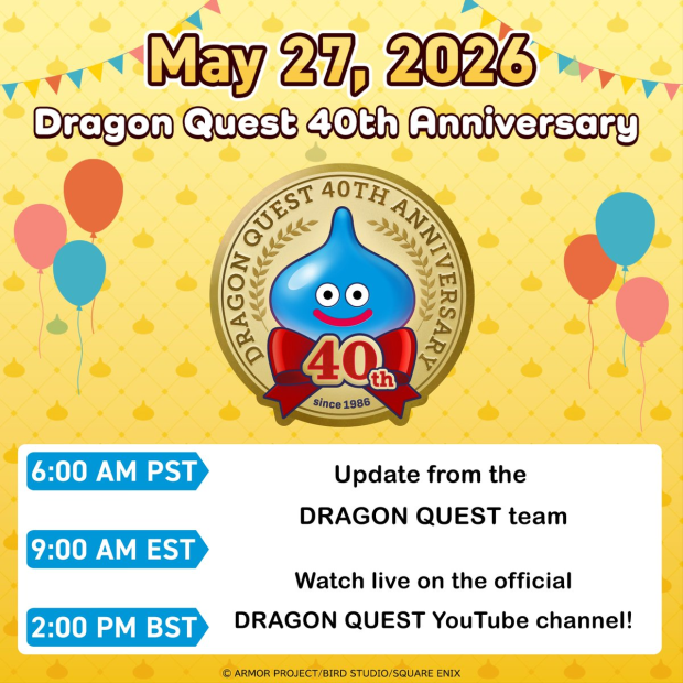 Future of Dragon Quest series to be revealed in new 40th anniversary stream, updates on Dragon Quest XII expected 3