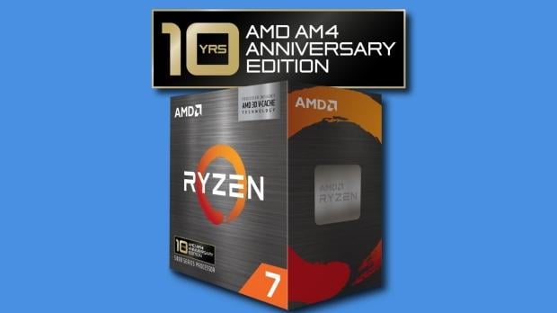 AMD Ryzen 7 5800X3D 10th Anniversary Edition confirmed, the AM4 gaming CPU champ returns