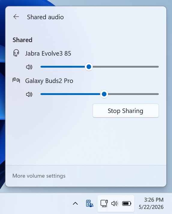 Windows 11 now lets you share audio with two Bluetooth devices, but there's a catch 3
