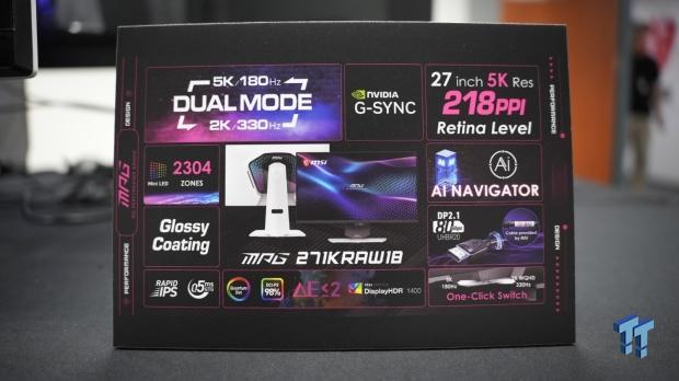 MSI unveils the MPG 271KRAW18 at Computex 2026, the world's first 5K dual-mode Mini-LED gaming monitor 2