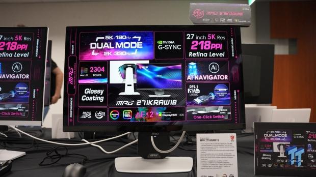 MSI unveils the MPG 271KRAW18 at Computex 2026, the world's first 5K dual-mode Mini-LED gaming monitor