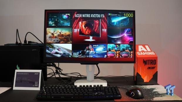 Acer showcases the Nitro XV273U F5, a 1000Hz gaming monitor aimed at competitive gamers 13