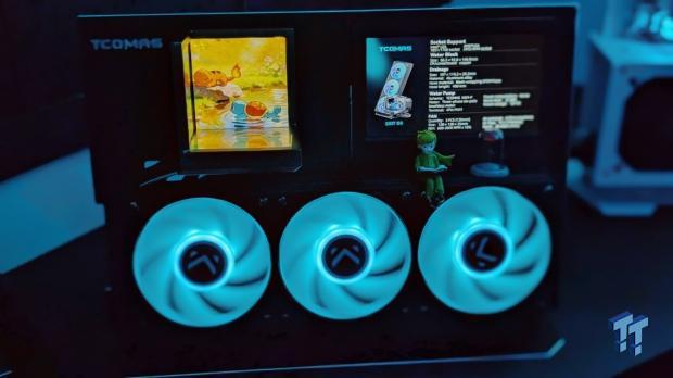 TCOMAS introduces the world's first triple-display AIO liquid cooler at Computex 2026 3