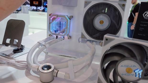 ASRock's new Taichi Aqua 360 LCD cooler blends custom closed-loop cooling with an AIO 3