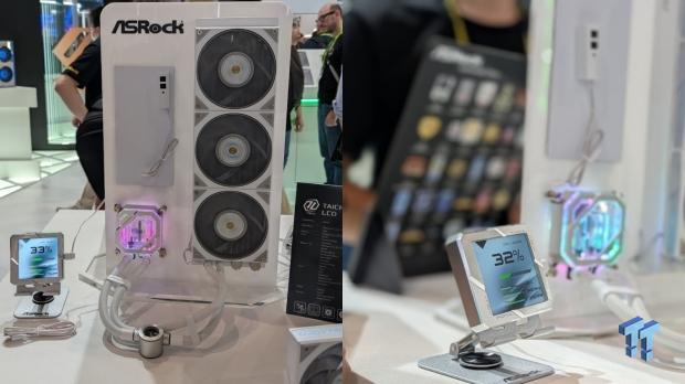 ASRock's new Taichi Aqua 360 LCD cooler blends custom closed-loop cooling with an AIO 5