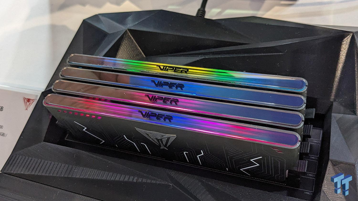 Patriot reveals its Viper Steel 5 Infinite RGB memory at Computex