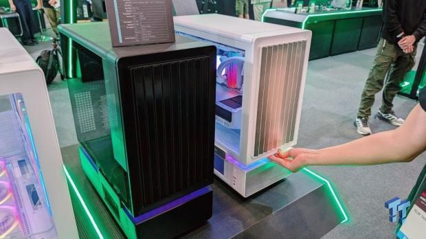 Montech's new dual-chamber F738 PRO case adds window blinds to the front panel