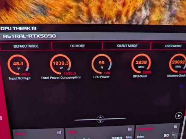 ASUS demos RTX 5090 with 16-pin connector running on a 48V system at Computex, GPU can push 1000W through a single cable 3