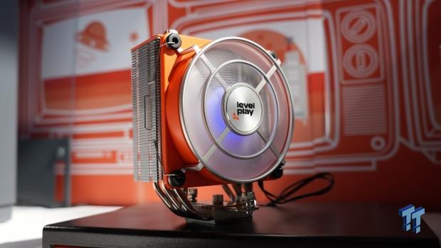 Levelplay's Newtro liquid cooler adds a turnable fan speed knob to your PC 11