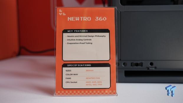 Levelplay's Newtro liquid cooler adds a turnable fan speed knob to your PC 9