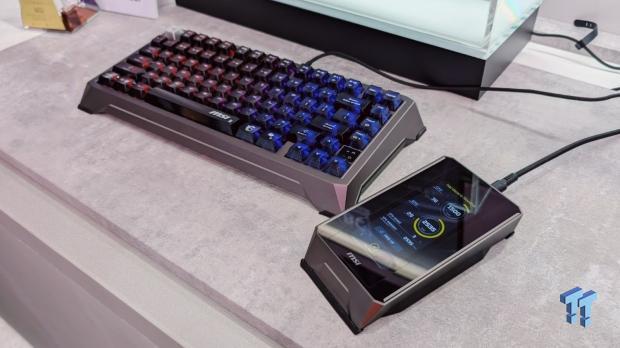 MSI's STRIKE ALLOY TMR is a premium keyboard that comes with an intuitive smart display
