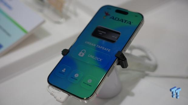 ADATA turns your smartphone into the key for its Urban Tapsafe external SSD