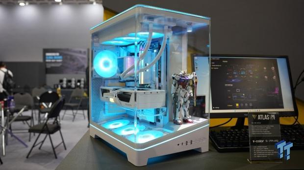 GAMDIAS unveils gorgeous curved glass PC case with a built-in action figure display stage 5