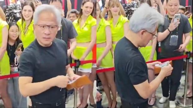 After emptying a stranger's wallet, NVIDIA's Jensen Huang found the owner and paid him back with profit
