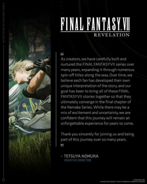 Final Fantasy VII Revelation announced, coming spring 2027, launches simultaneously on all platforms 13