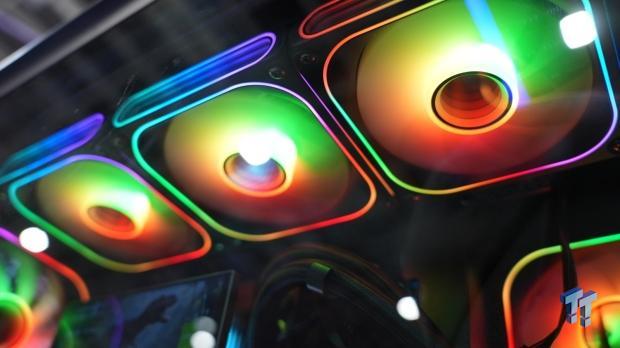 SAMA's Computex 2026 lineup includes a curved-glass case and AIO coolers with swappable screens 9