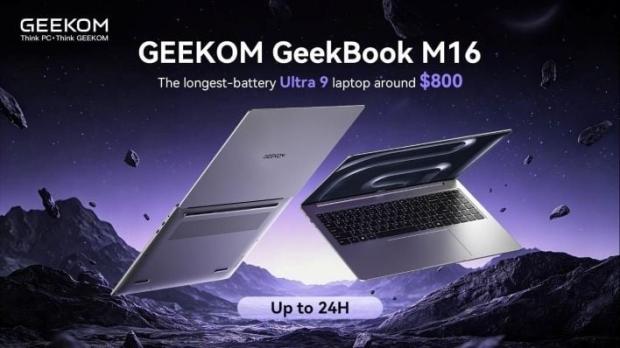 GEEKOM's new GeekBook M16 brings a Core Ultra 9 and a 99.9Wh battery to the business laptop market for $899 2