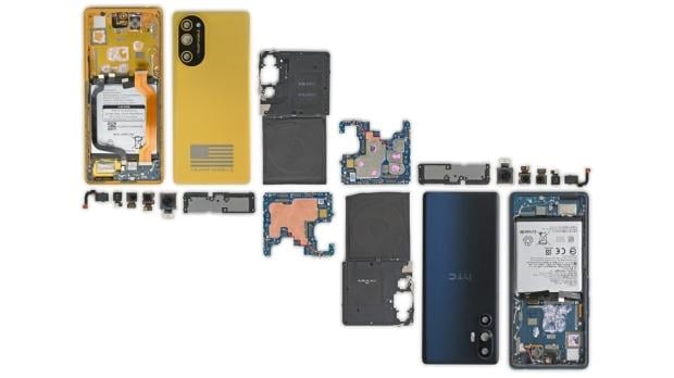 The Trump Mobile T1 teardown reveals it's basically an HTC phone wearing gold paint 3