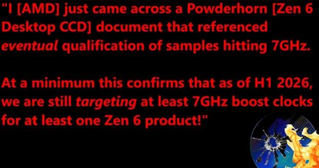 AMD Zen 6 will target a 7 GHz boost clock for Ryzen CPUs, according to insider 2
