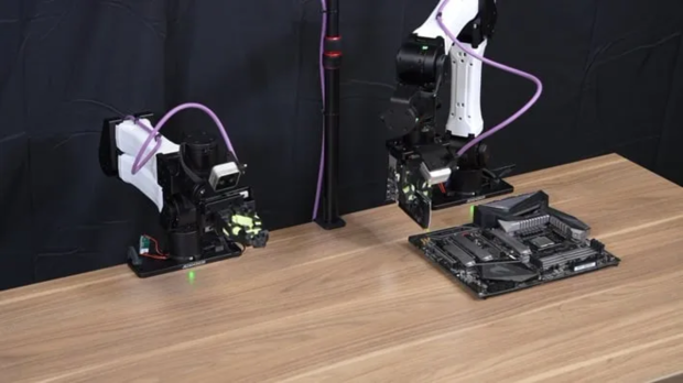 NVIDIA's AI agents taught robots to install GPUs into motherboards without any human help