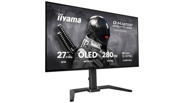 iiyama launches its first OLED gaming monitor with 280Hz, 1,500 nits, and LG's fourth-gen WOLED panel 1