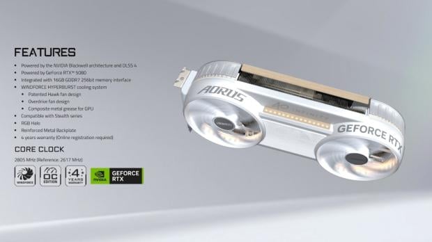 GIGABYTE launching stylish new RTX 5080 AORUS Infinity Wood graphics card 1