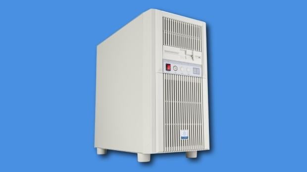 For that 1993 PC look, check out SilverStone's new FLP03 Micro-ATX case