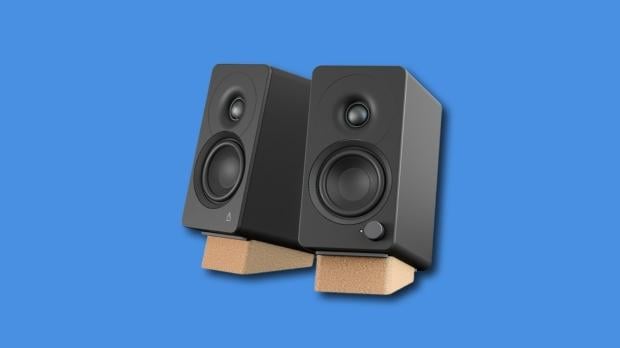 Open enlarged image Creative's new compact XF1 desktop PC speakers support Hi-Res audio