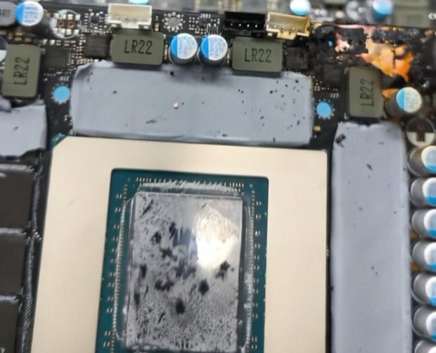 Vietnamese repair shop received an RTX 5090 with its 16-pin connector blown clean off 2
